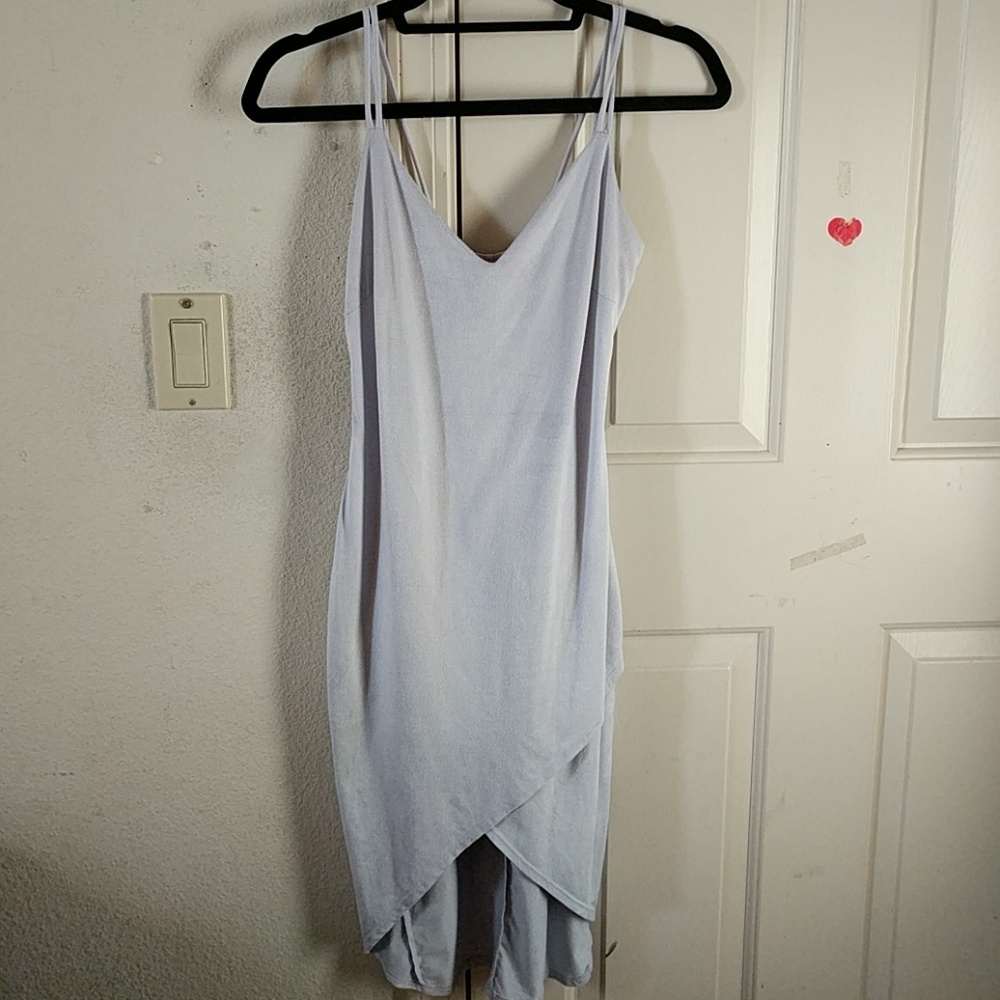 Grey suede Windsor dress