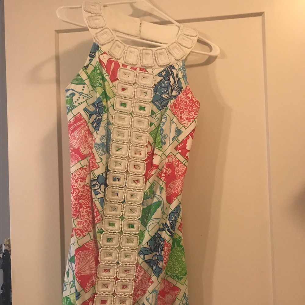 Lilly Pulitzer Beaded Shift Dress