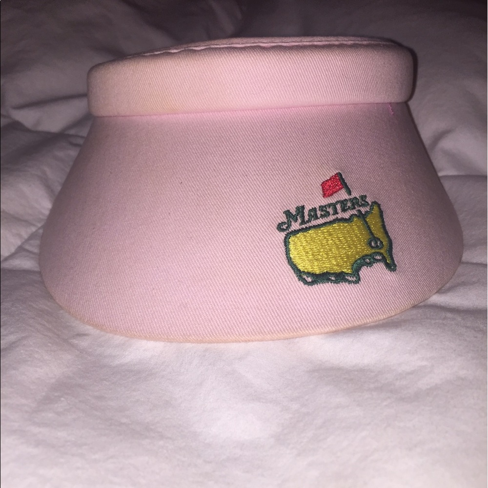 Authentic Masters baby pink sun visor