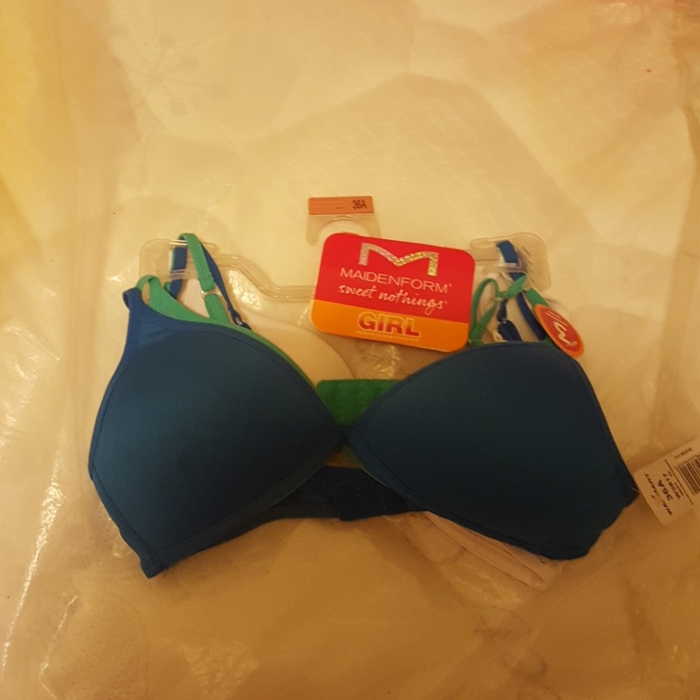 36A 3 pack of wireless bras