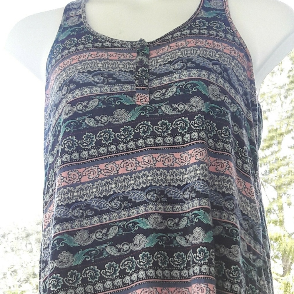 Boho Racer back Large Tank Top