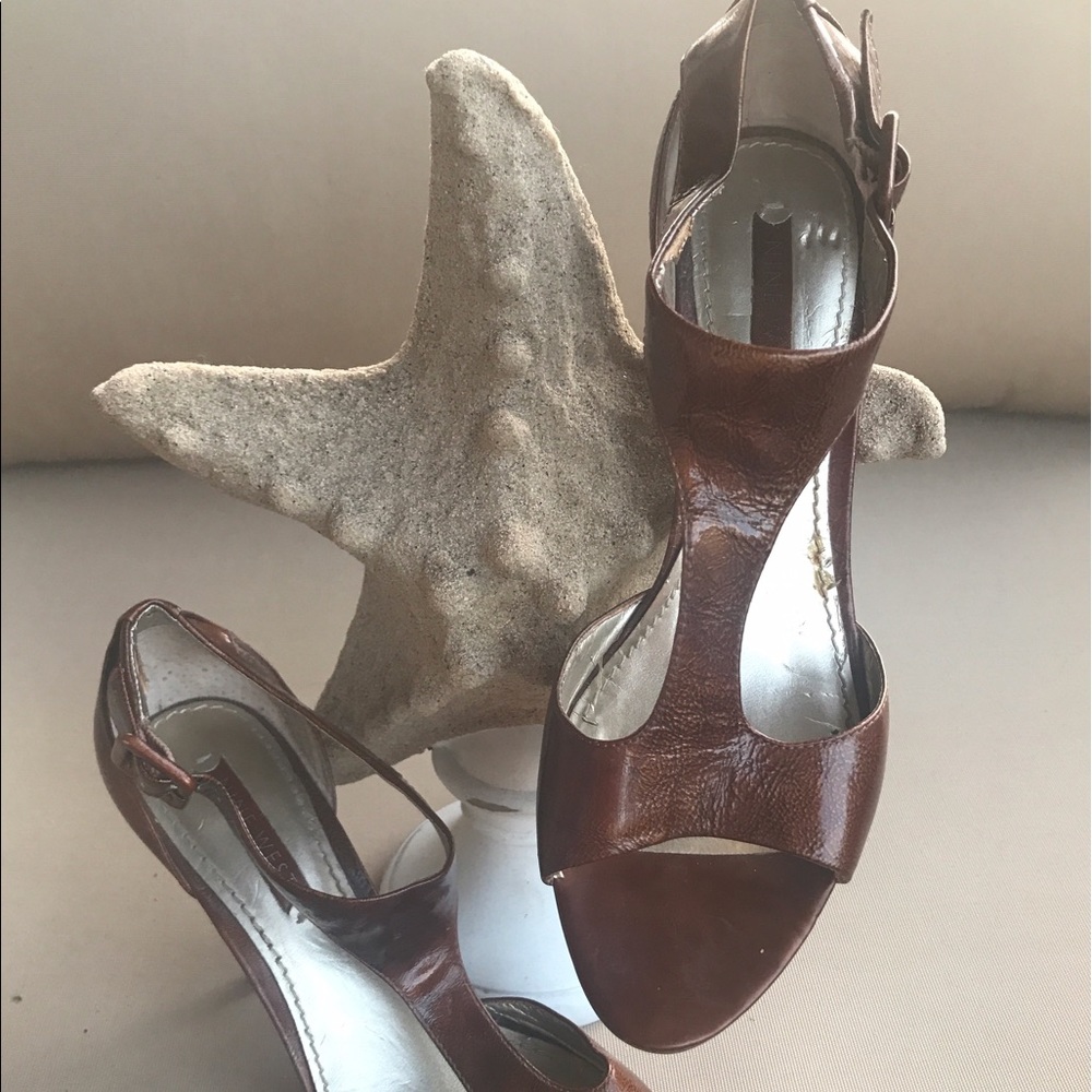 Nine West metallic heels