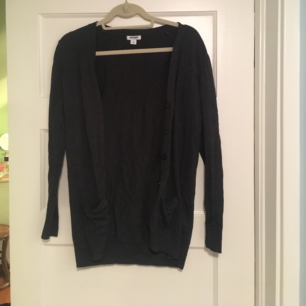 Grey cardigan