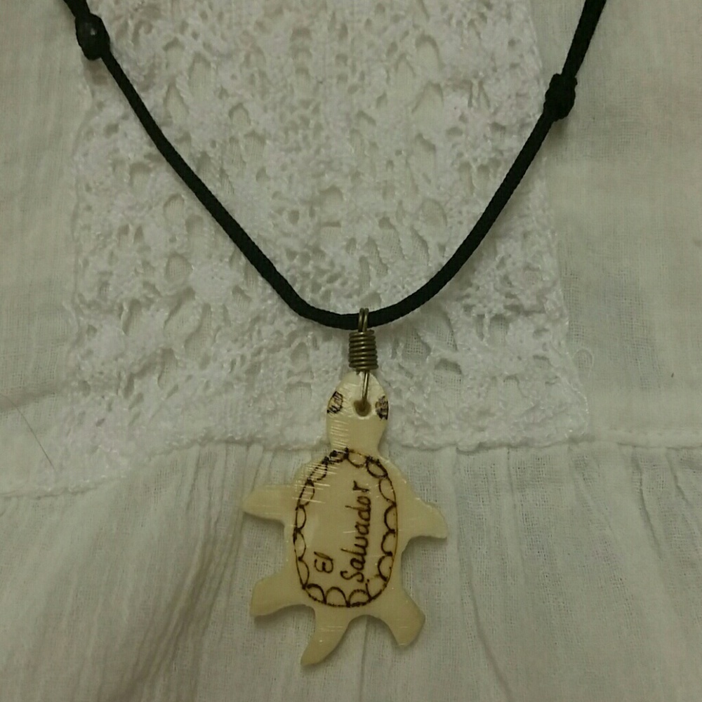 Turtle necklace from El Salvador