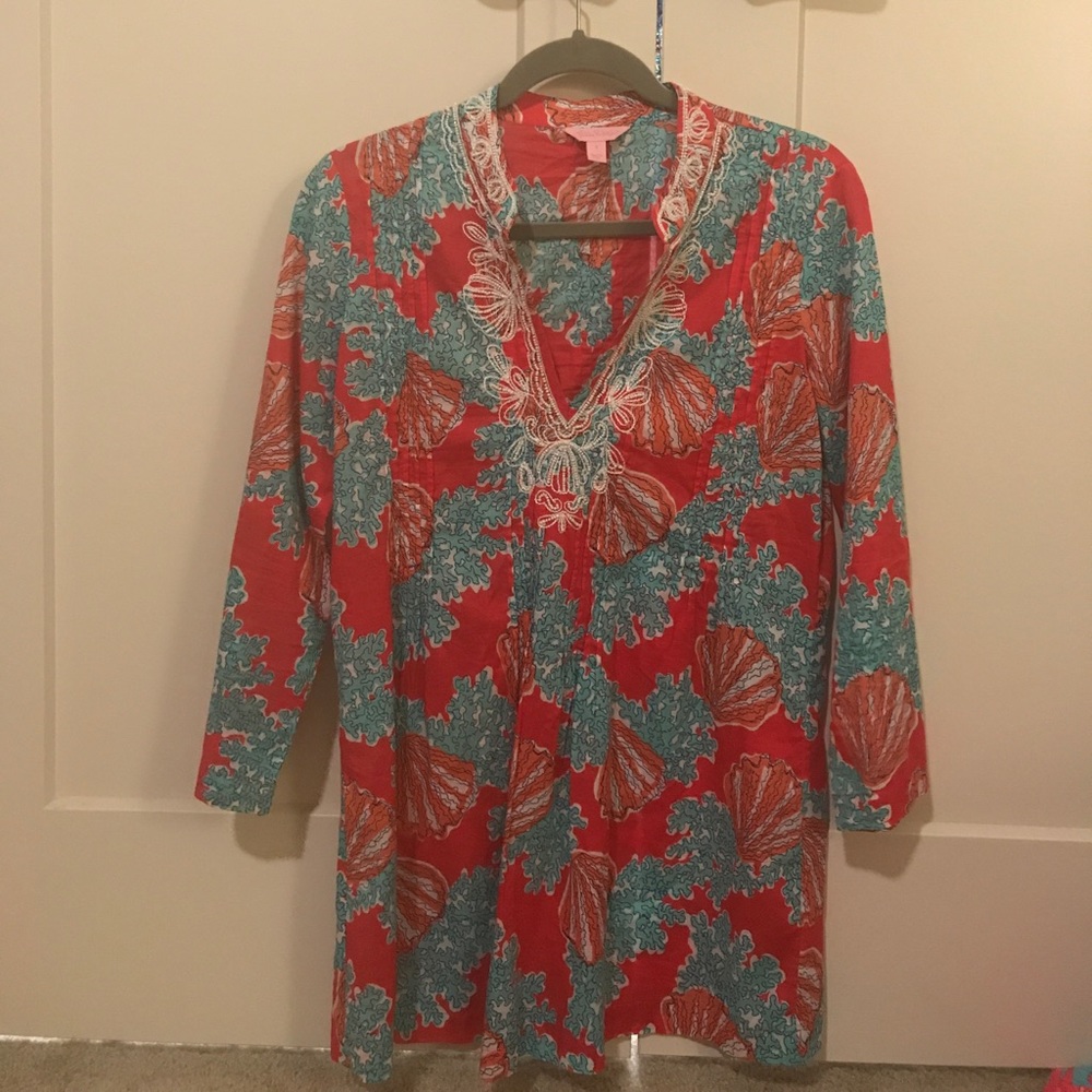 Lilly Pulitzer Beaded Tunic