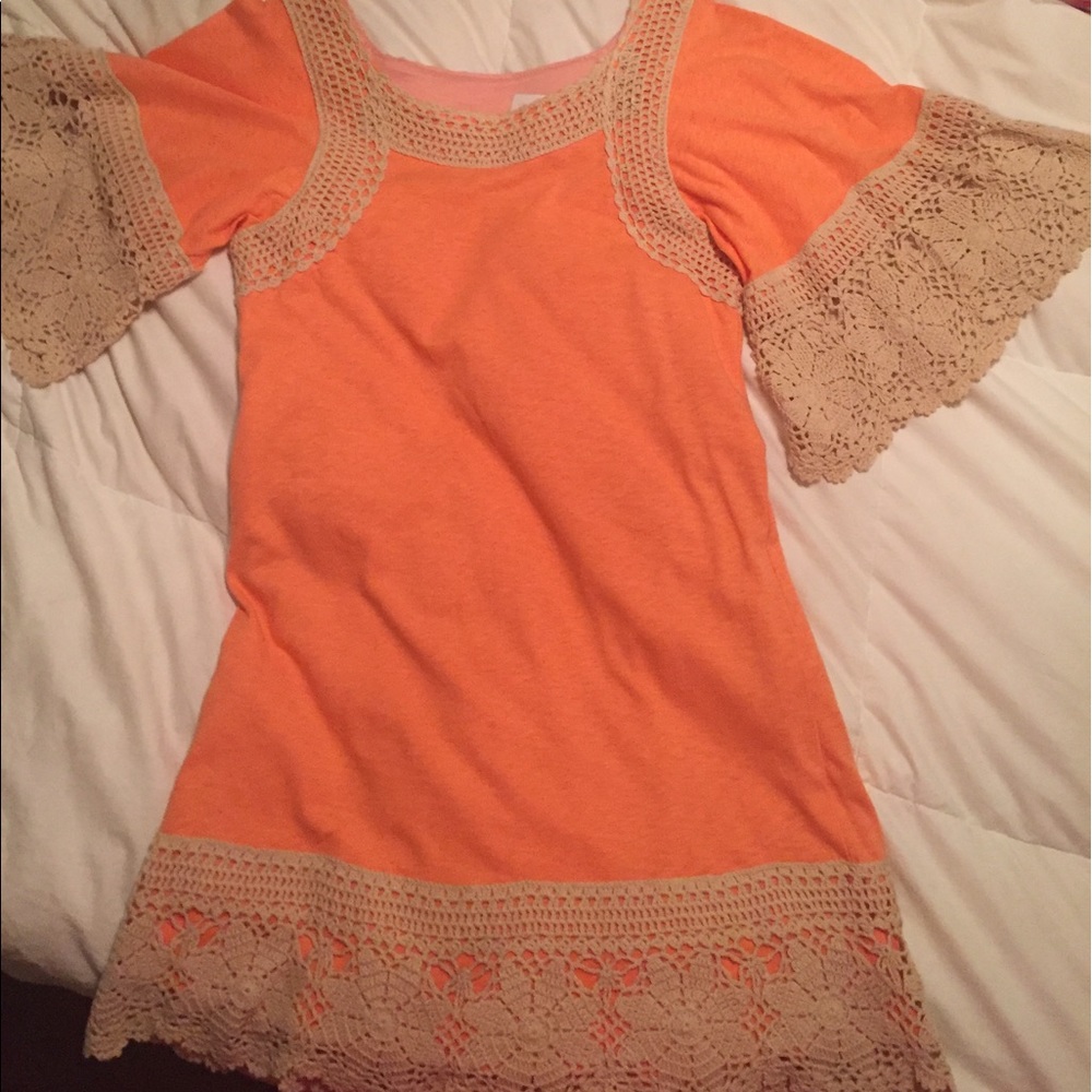 JUDITH MARCH peach dress