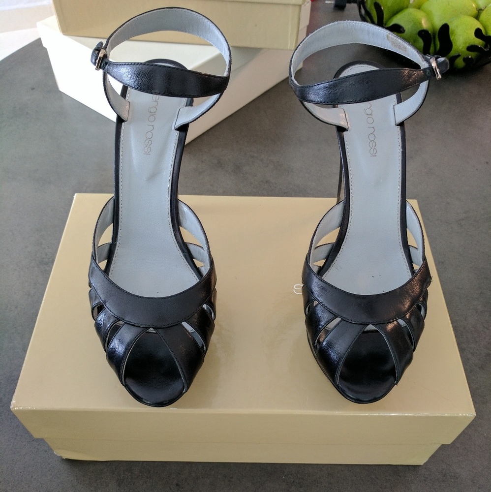 Sergio Rossi black Sandals