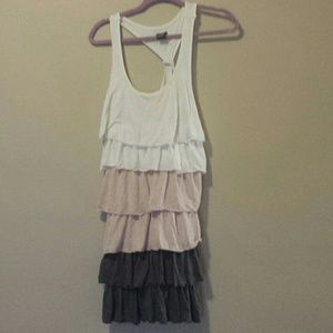 XL Ruffled Mini Dress
