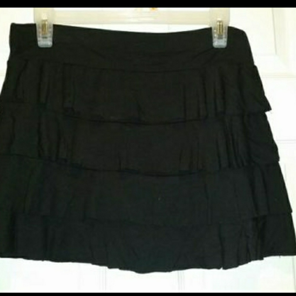 Black Shimmy Skirt Sz M