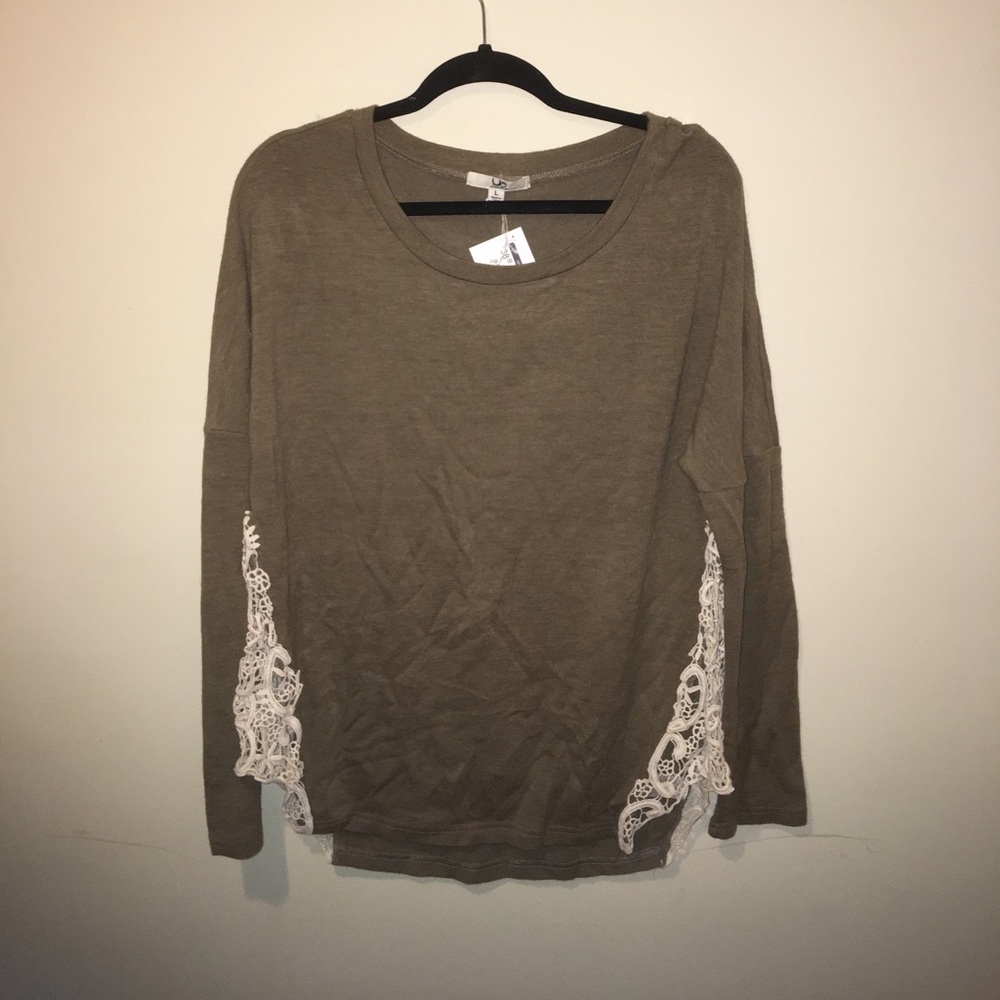 Never Worn Sweater w/ Lace Sides