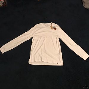 White long sleeve American eagle tee