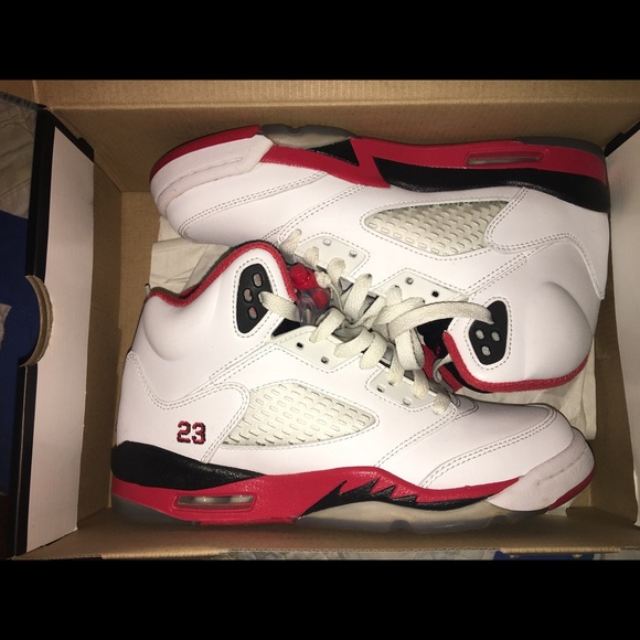Jordan Fire Red 5 - Picture 1 of 4
