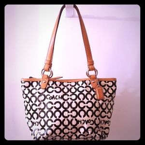 Authetic Coach small satchel handbag