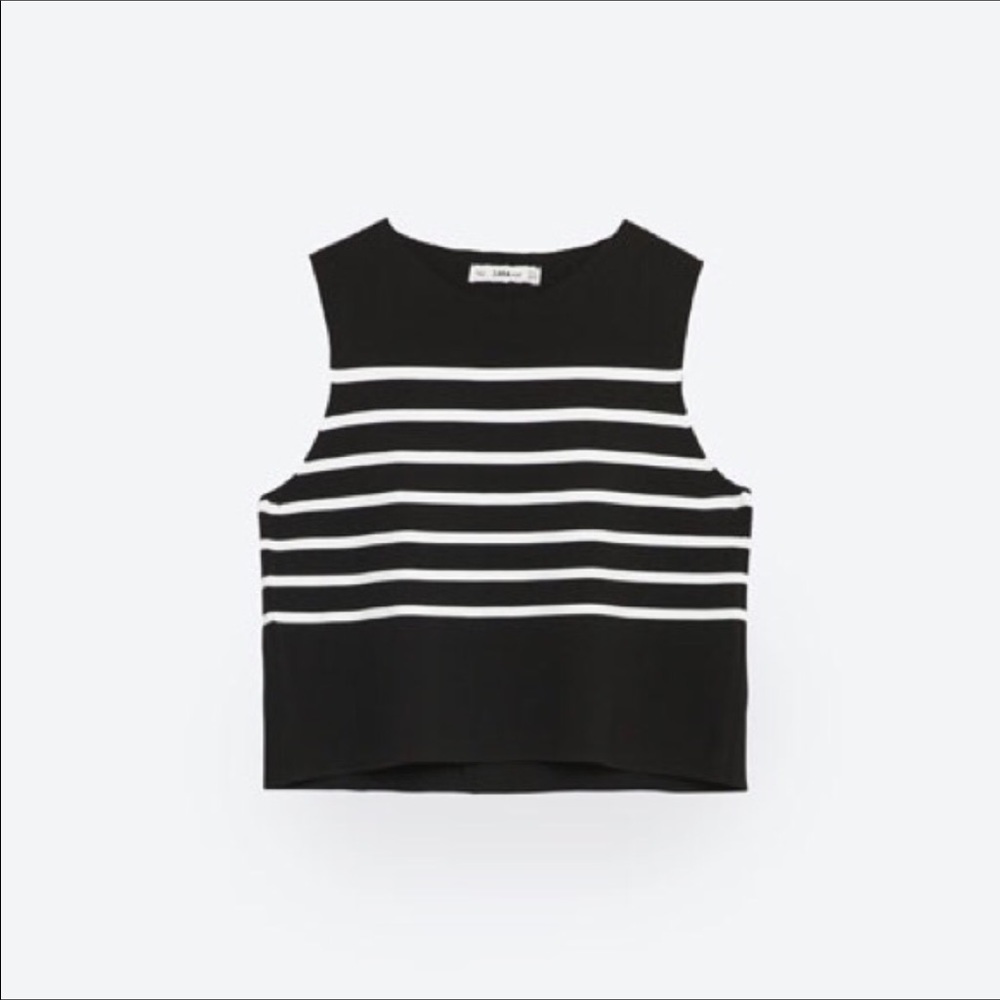 Stripe Crop Top