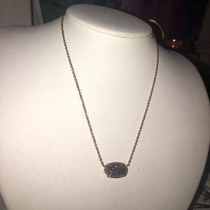 Platinum Druzy Kendra Scott Necklace