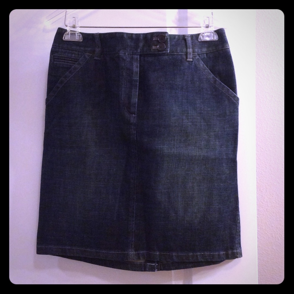 Ann Taylor Denim Skirt
