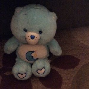 Old carebear with moon on chest
