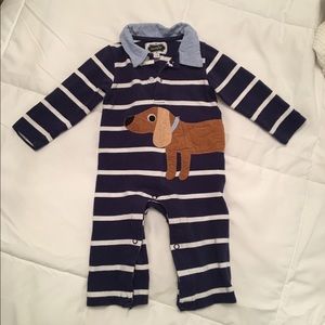 One-Piece Mud Pie Dog Dachshund with Elbow Patches