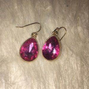 Pink earrings