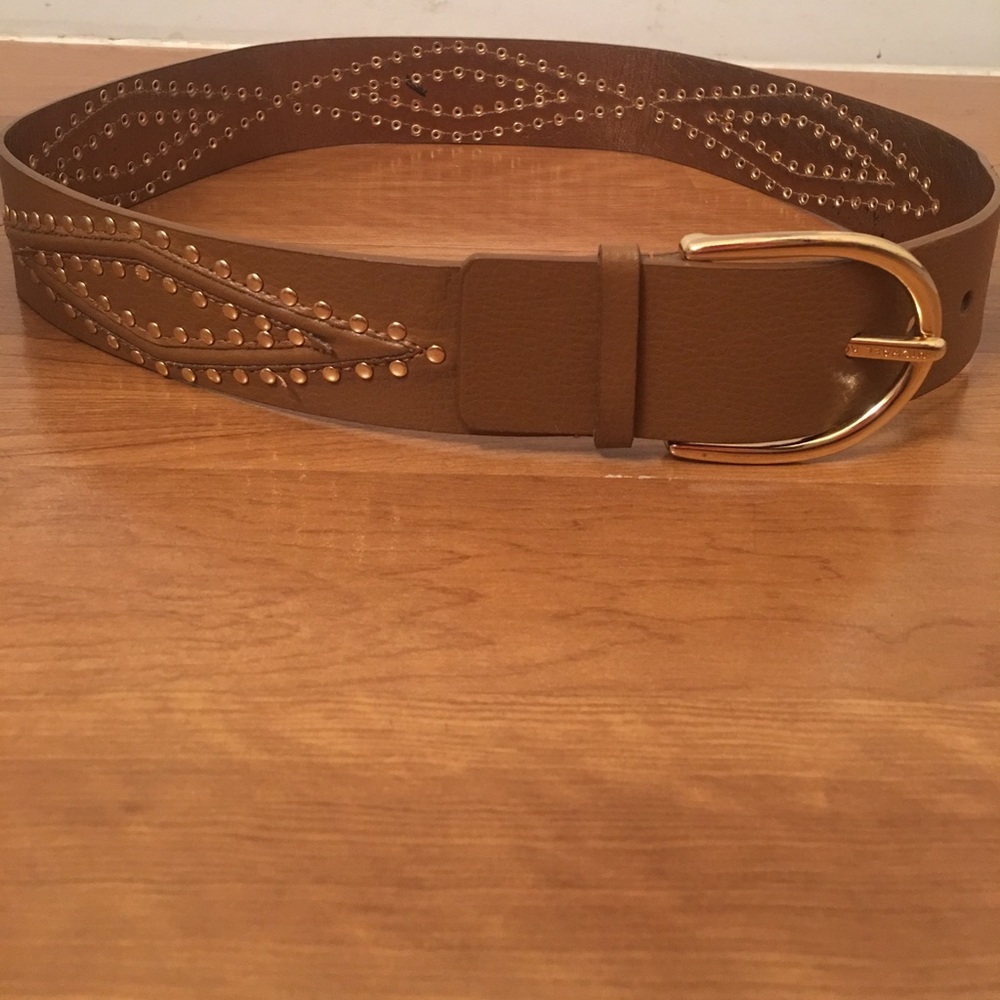 💕Michael Kors Leather Studded Belt