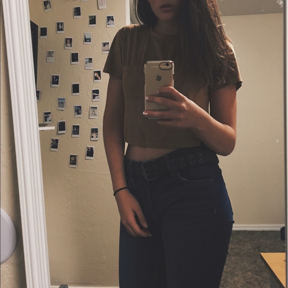 Faux suede boxy shirt!!💗