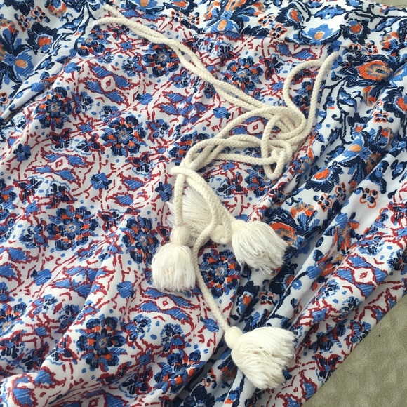 Drawstring floral pattern  pants - Picture 5 of 5