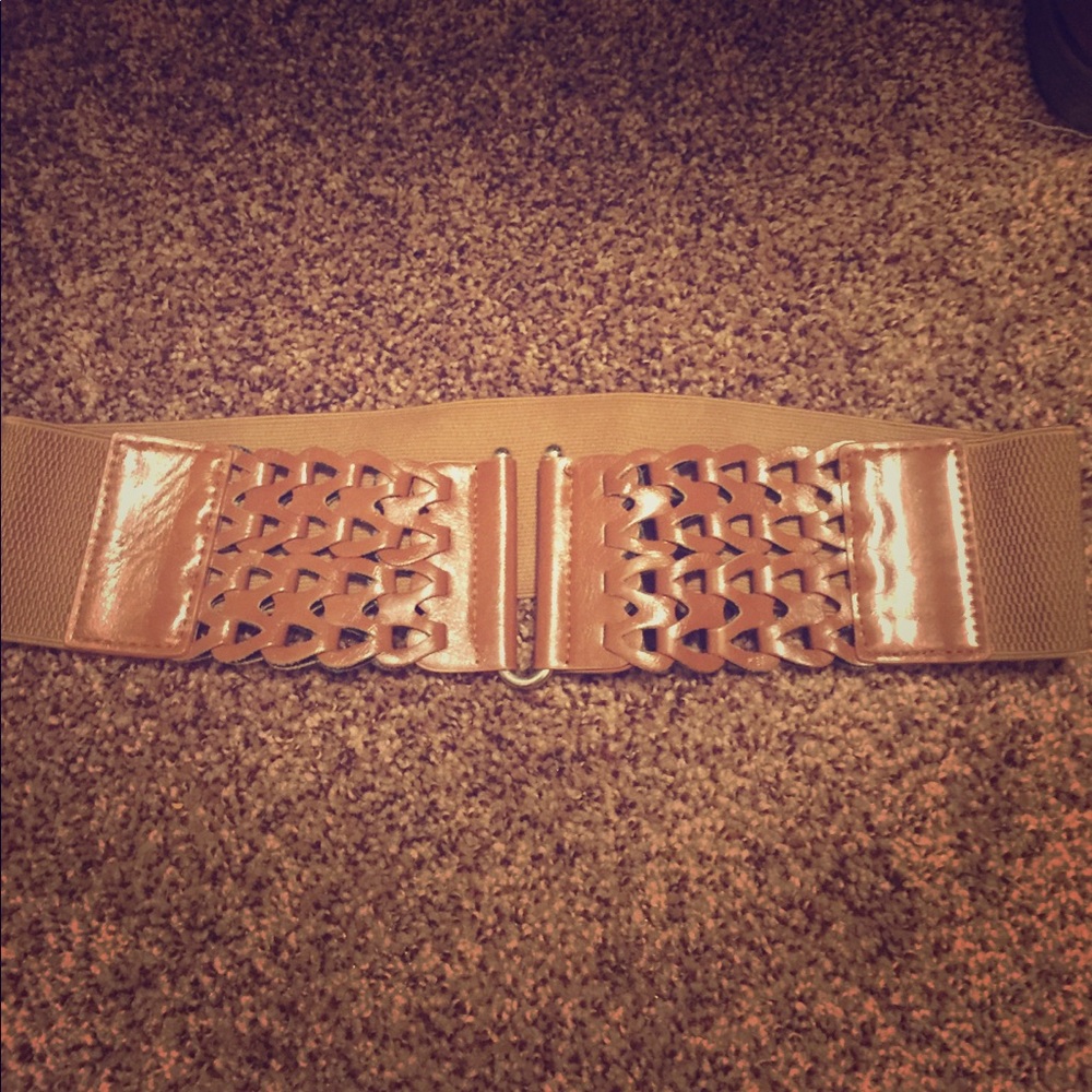 Brown boho belt