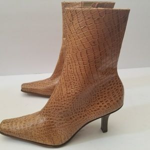 Antonio Melani (light brown) Leather Snake Skin