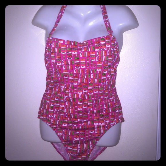 Calvin Klein Other - Calvin Klein Signature one piece swimsuit size 12 Calvin Klein Other - Calvin Klein Signature one piece swimsuit size 12
