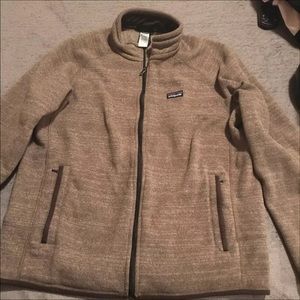 Patagonia men's full zip up sweater