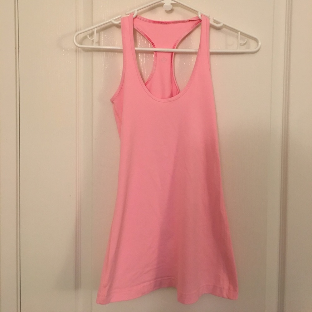 Lululemon pink racerback tank
