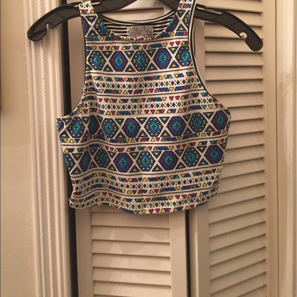 Geo Shape Crop Top