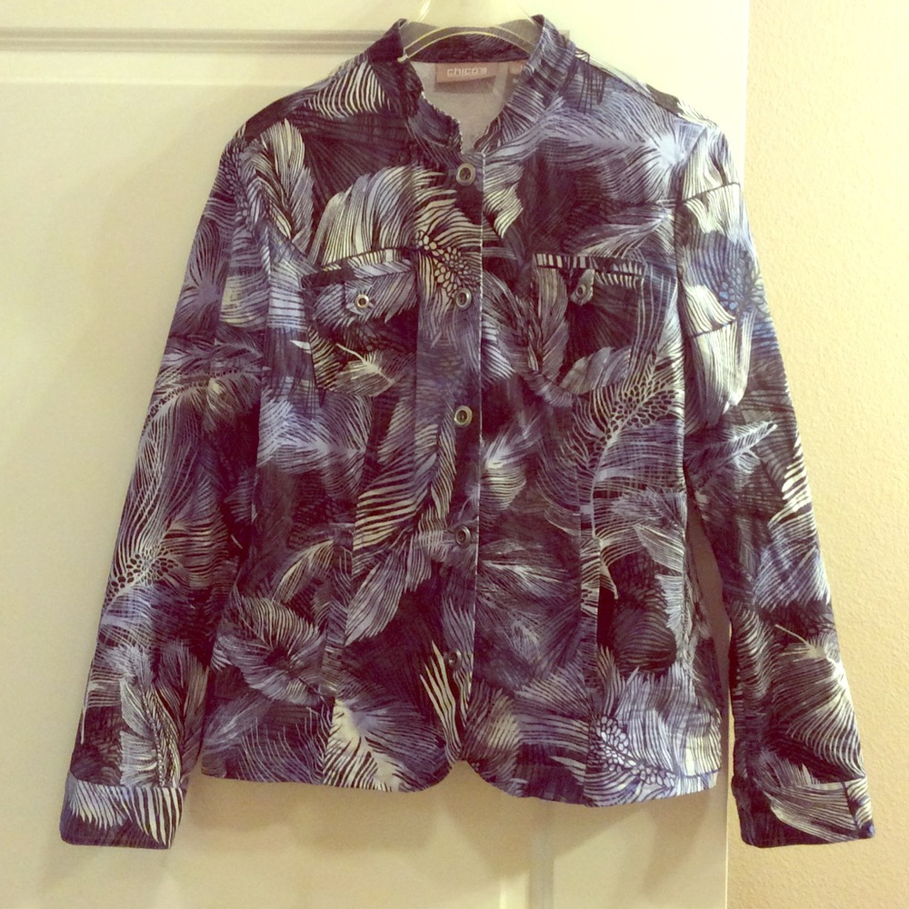 Chico's Leaf Jacket