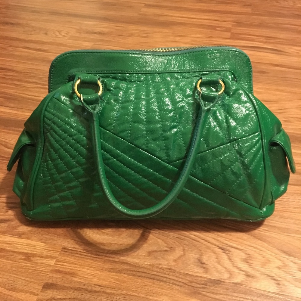 Cute green structured purse