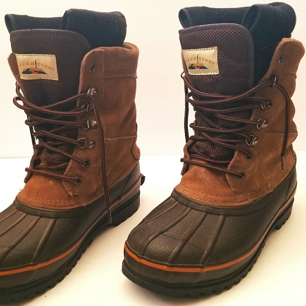 Creek Side Brn work boots US As 10 used