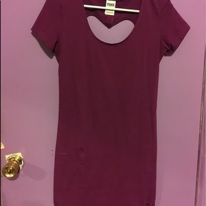 Plum mini dress