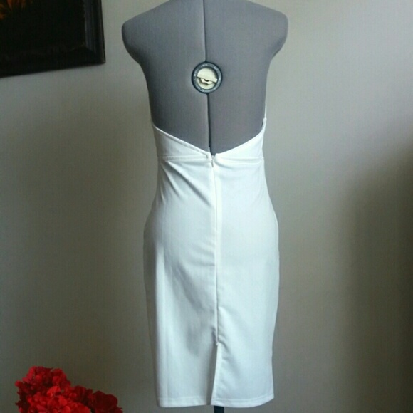 **SOLD** Halter Bodycon Dress - Picture 2 of 3