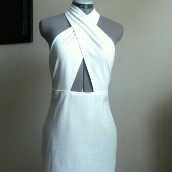 **SOLD** Halter Bodycon Dress - Picture 3 of 3