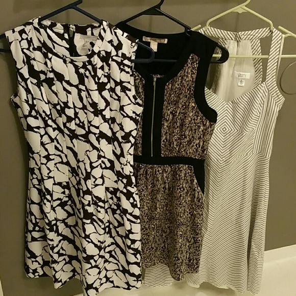 SOLD Loft, H&M, F21 Dress bundle - Picture 1 of 7