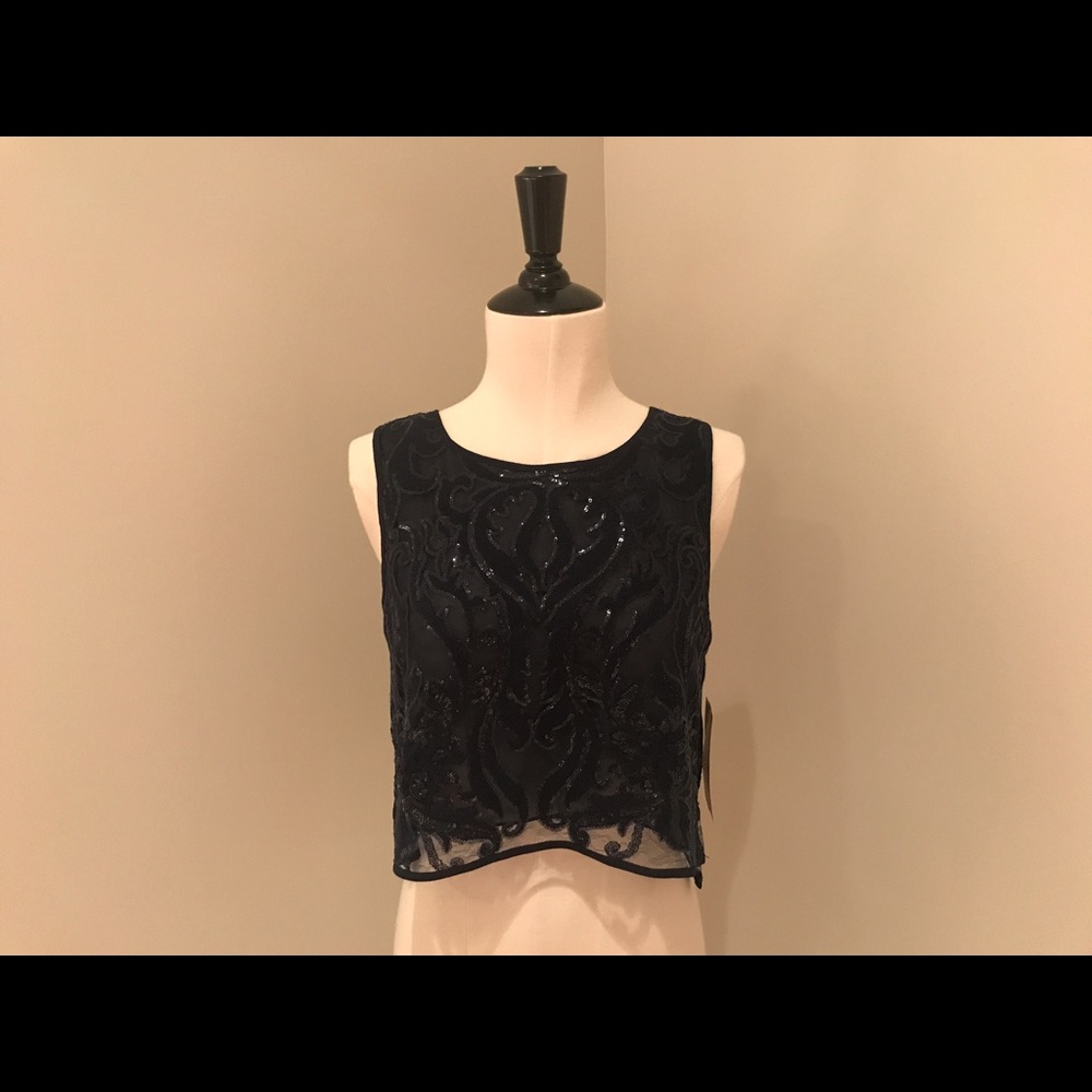 Zara navy blue tank top - Picture 2 of 3