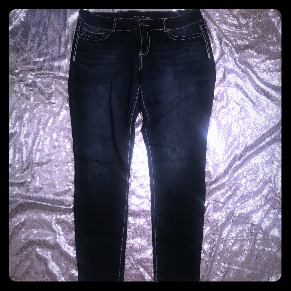 Dark wash Maurice's Jegging