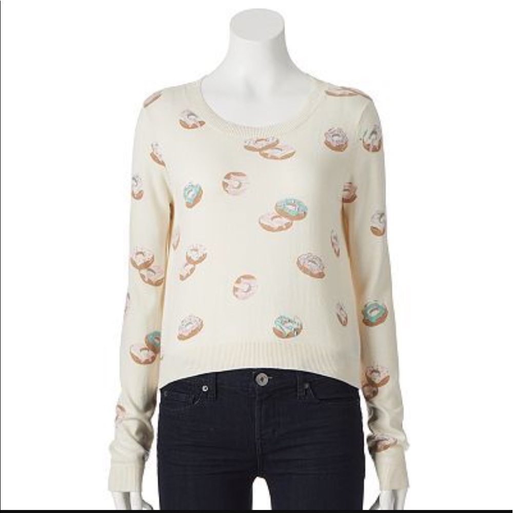 LC Lauren Conrad Donut Sweater Size Large