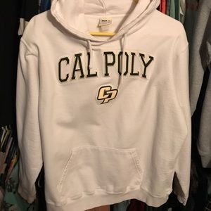 CALY POLY white sweater