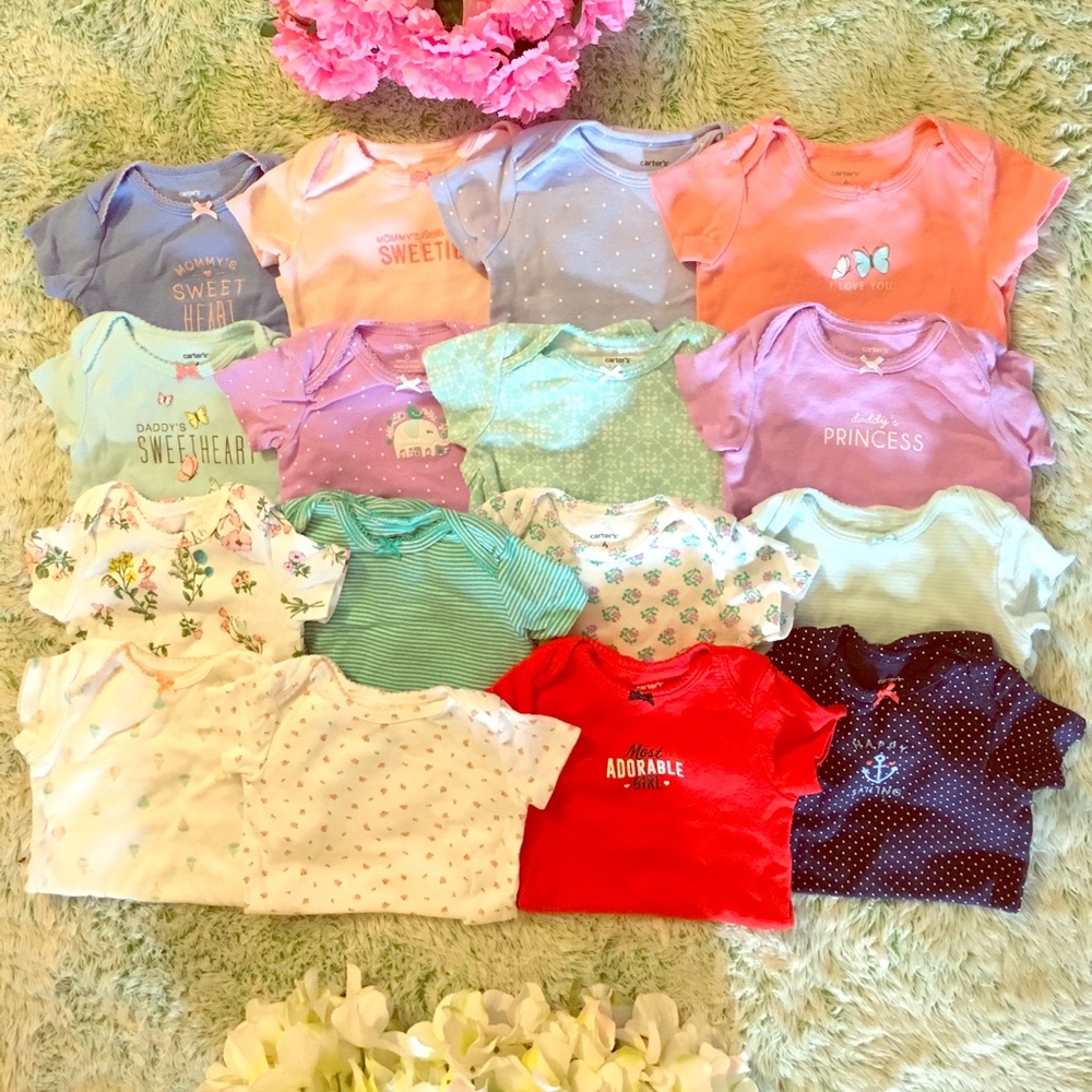 💗Carter's Girls Onesie Bundle💗