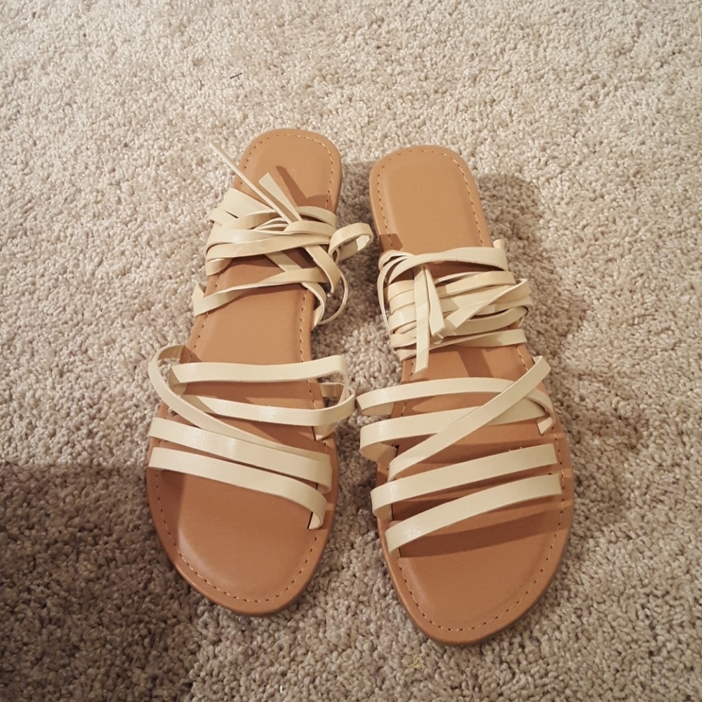 BRAND NEW lace up sandals