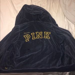 PINK Victoria's Secret dark purple jacket