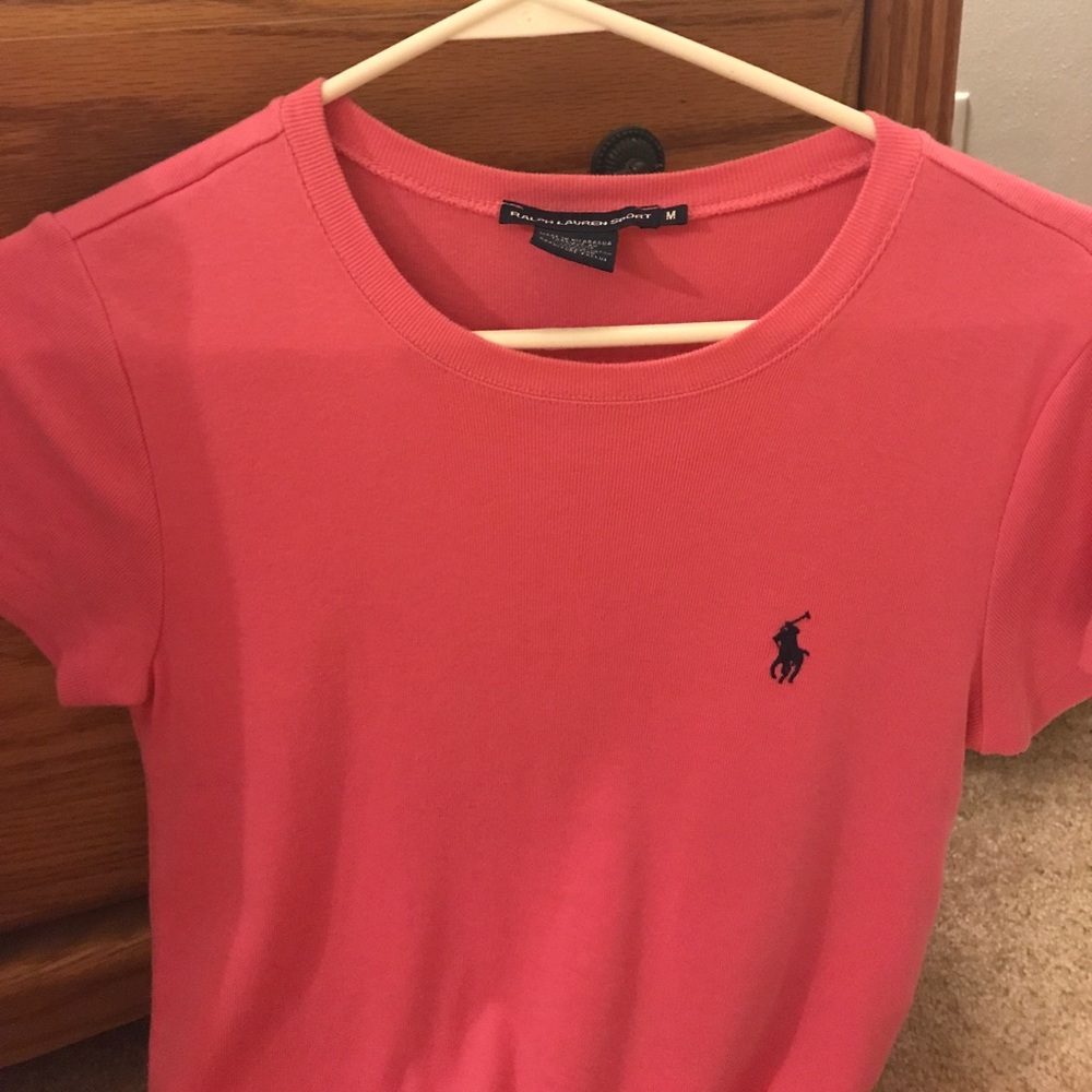 Ralph Lauren Sport Pink Tee Shirt