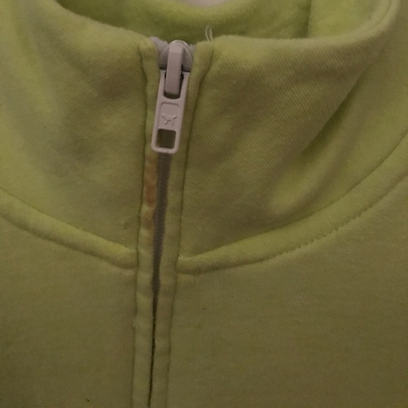 SOLD 💕 PINK Neon Yellow Half Zip - Picture 4 of 7