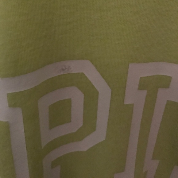 SOLD 💕 PINK Neon Yellow Half Zip - Picture 5 of 7