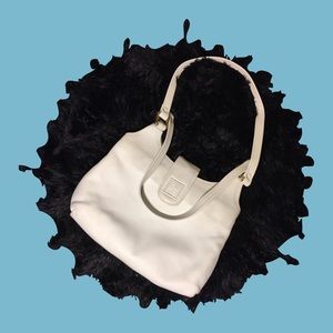 Giani Bernini white leather purse